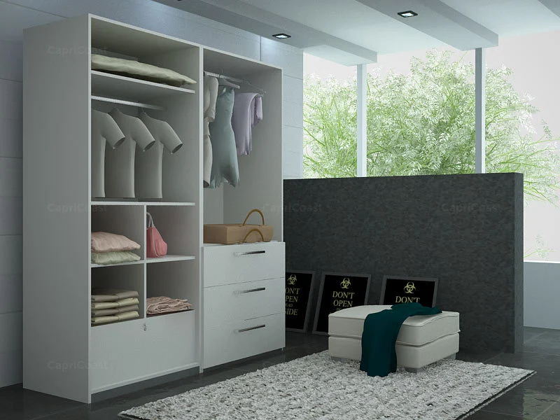 Fabien Straight Wardrobe in European Ash